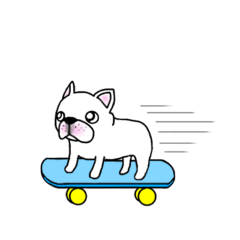 [LINEスタンプ] 犬と一緒〜フレンチブルドッグ