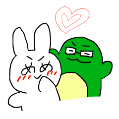 [LINEスタンプ] ぽよandうさたん その2