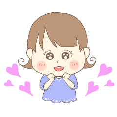 [LINEスタンプ] 娘のうーりちゃん