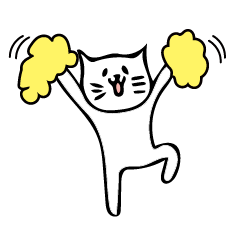 [LINEスタンプ] ねこまるの応援スタンプ