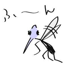 [LINEスタンプ] 蚊の生活