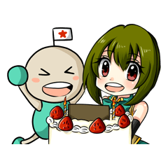 [LINEスタンプ] 飛来ワールド（春夏秋冬編）