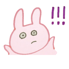 [LINEスタンプ] おとぼけうさぎちゃん