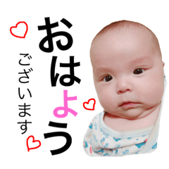 [LINEスタンプ] 3baby.1