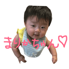 [LINEスタンプ] まりかちゃん