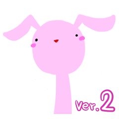 [LINEスタンプ] うさぎのもっちゃん2