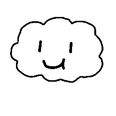 [LINEスタンプ] 雲雲くん